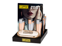 Clipper Metal Large ROSE GOLD & SILVER, 12er Display