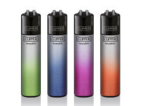 Clipper Micro METALLIC GRADIENT Silver, 48er Display