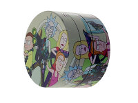 Grinder "Comic" Metall, 6 versch. Motive; 4-tlg.; 52 x 35 mm, einzeln