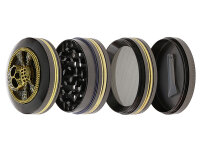 Grinder "Diamonds" Metall; 4 versch. Motive; 4-tlg.; 52 x 43,5 mm, einzeln