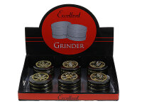 Grinder "Diamonds" Metall; 4 versch. Motive; 4-tlg.; 52 x 43,5 mm, einzeln