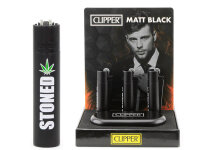 Clipper Metal Amsterdam Stoned Black, 12er Display
