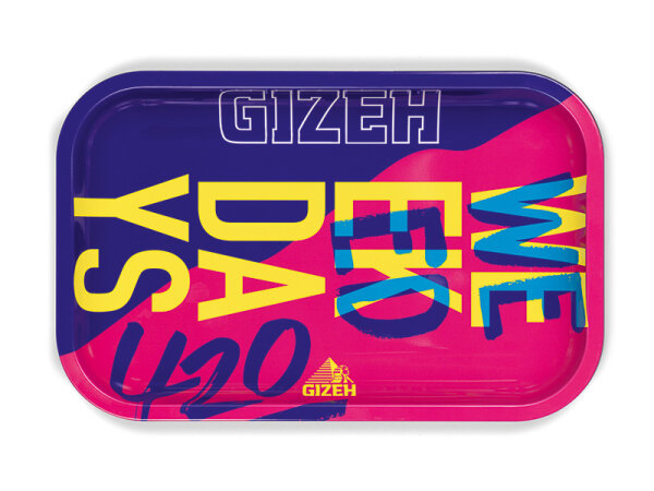 Gizeh Drehunterlage "420 Edition Metal Tray M"; 17,5 x 27,5 cm