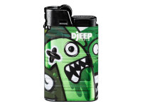 DJEEP Feuerzeuge "Graffiti" versch. Motive; 24er Display