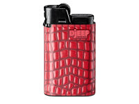 DJEEP Feuerzeuge "Croco" Krokodiloptik in versch. Farben, 24er Display