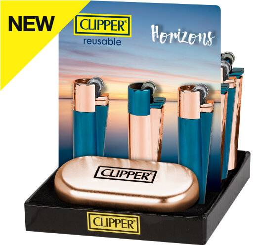 Clipper Metal Large Horizon  mit Geschenkboxen; 12er Display