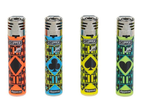 Clipper Jetflame Large "POKER", 48er Display