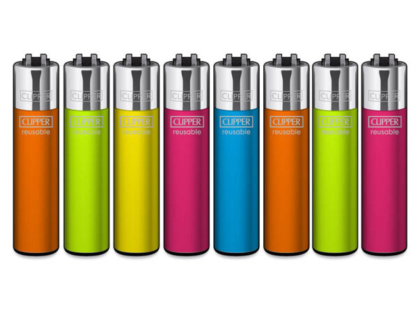 Clipper Large SOLID FLUO BRANDED + BW 48er; Display