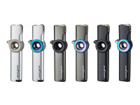 Metallfeuerzeuge "Dublin", Reibrad, Jet-Flame,...