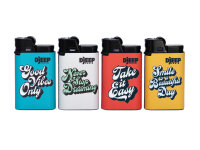 DJEEP Feuerzeuge "Positiv Mood" versch. Farben;...