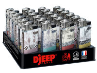DJEEP Feuerzeuge "Savanna" versch. Farben; 24er...