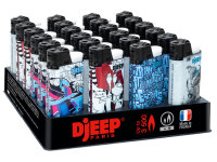 DJEEP Feuerzeuge "Urban" versch. Farben; 24er...