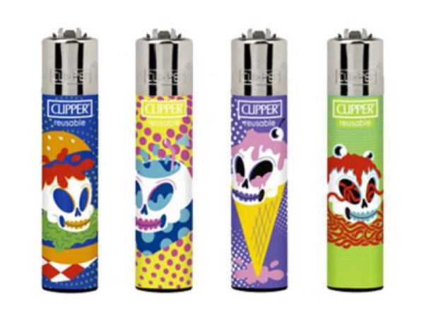 Clipper Large FOOD SKULLS; 48er Display