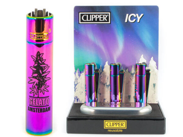 Clipper Metal ICY ADAM BLUE DREAM, 12er Display