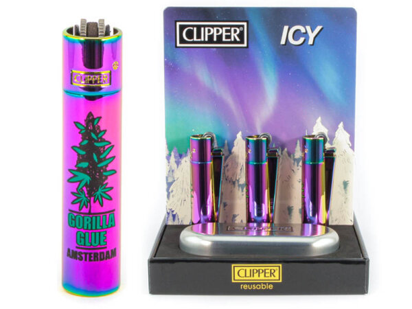 Clipper Metal ICY ADAM GORILLA GLUE, 12er Display