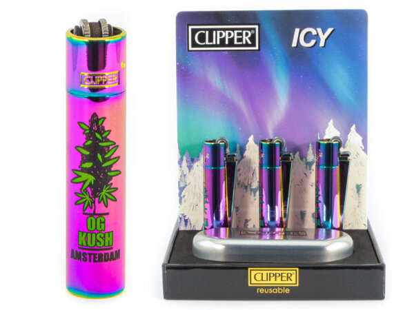 Clipper Metal ICY ADAM OG KUSH, 12er Display