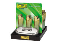 Clipper Metal Large GREEN ICY, 12er Display