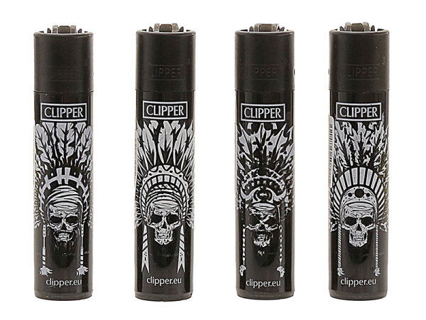 Clipper Large INDIAN SKULLS, 48er Display