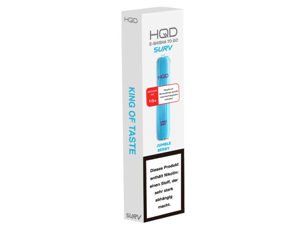 HQD SURV - Very Berry/Jumble Berry (Beerenmix) - Einweg E-Shisha - 18 mg - 600 Züge