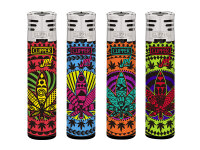 Clipper Jet Flame Large MANDALA LEAVES, 48er Display