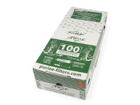 PURIZE Spionfilter; 100er Glas, 100 XTRA Slim Size 5,9mm; Aktivkohlefilter
