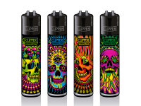 Clipper Large Trippy Skulls, 48er Display