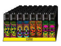 Clipper Large Trippy Skulls, 48er Display