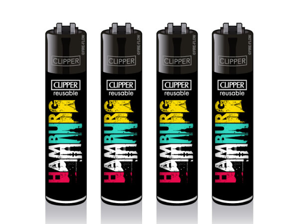 Clipper Large HAMBURG SKYLINES, 48er Display