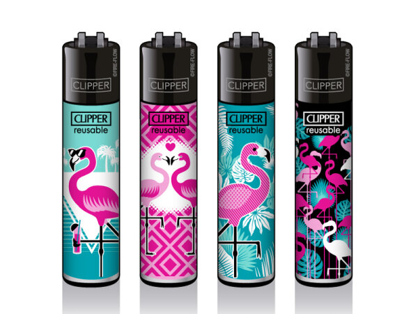 Clipper Large FLAMINGOS; 48er Display