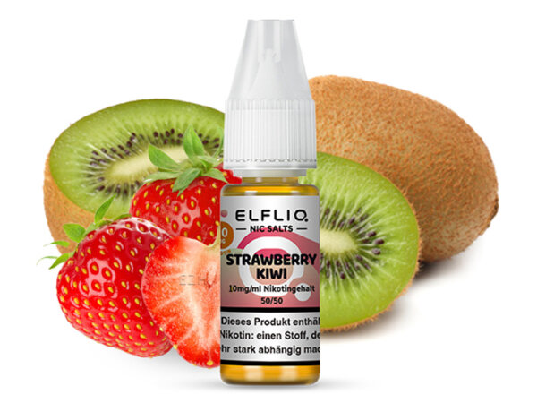 ELFBAR Elfliq - Strawberry Kiwi (Erdbeer, Kiwi) - Liquid - 10 mg/ml - 10 ml