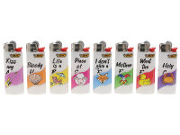 BIC Mini J25 Reibrad Feuerzeuge "Pun", 50er...