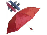 Regenschirm 100cm Taschenschirm klassische Farbe, 4-fach...