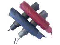 Regenschirm 100cm Taschenschirm klassische Farbe, 4-fach sortiert, einzeln
