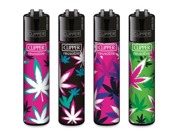 Clipper Large Pink Leaves #3, 48er Display