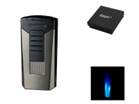 Sturmfeuerzeug "Race" anthrazit, 2er Jet-Flame