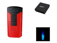 Sturmfeuerzeug "Race" rot, 2er Jet-Flame