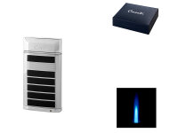 Zigarrenfeuerzeug "Caseti" chrom-schwarz; Tours...