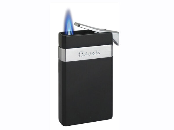 Metallfeuerzeug Jet Chrom Black