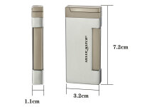 Metallfeuerzeuge "Berlin", Jetflame, 9er Display