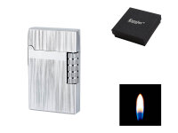 Metallfeuerzeug Angel "Milan" Reibrad, chrom...