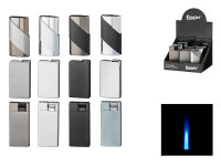 Sturmfeuerzeuge Metall, Jet, 3 Modelle je 4 Farben, 12er...