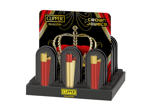 Clipper Metal Large GOLD, 12er Display
