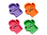 Aschenbecher  "Kaktus"; 4-fach sortiert; 8er...