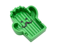 Aschenbecher  "Kaktus"; 4-fach sortiert; 8er Display