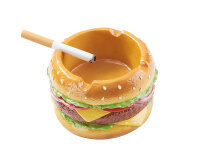 Aschenbecher "Food"; 6-fach sortiert; 12er Display