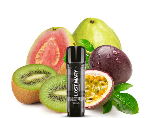 Lost Mary TAPPO CP Prefilled Pod - Kiwi Passion Fruit Guava (Kiwi, Passionsfrucht, Guave) - 20mg - 2er Set