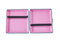 Zigarettenetui "Pink" für 20 Zig., mit Gummiband, 4-fach sortiert, 12er Display