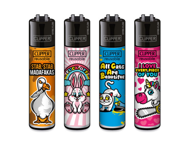 Clipper Large MIX SLOGAN #7, 48er Display