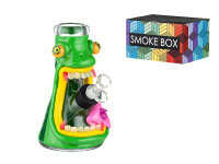 Glasbong ,,Funny Frog" Ice grün; konisch;...