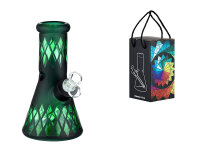 Glasbong ,,Super Heroes" Ice schwarz; konisch;...